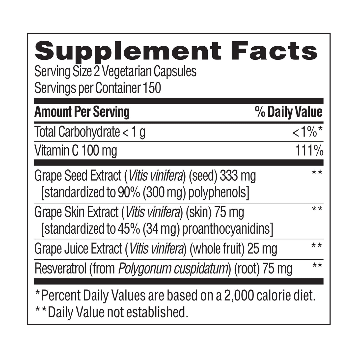Trunature Grapeseed with Resveratrol, 300 Capsules