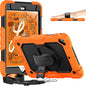 for Ipad Mini 5Th/4Th Generation Case 7.9'', for Ipad Mini 5/ Mini 4, Heavy Duty with Screen Protector, Kickstand Hand/Shoulder Strap Pencil Holder- Orange
