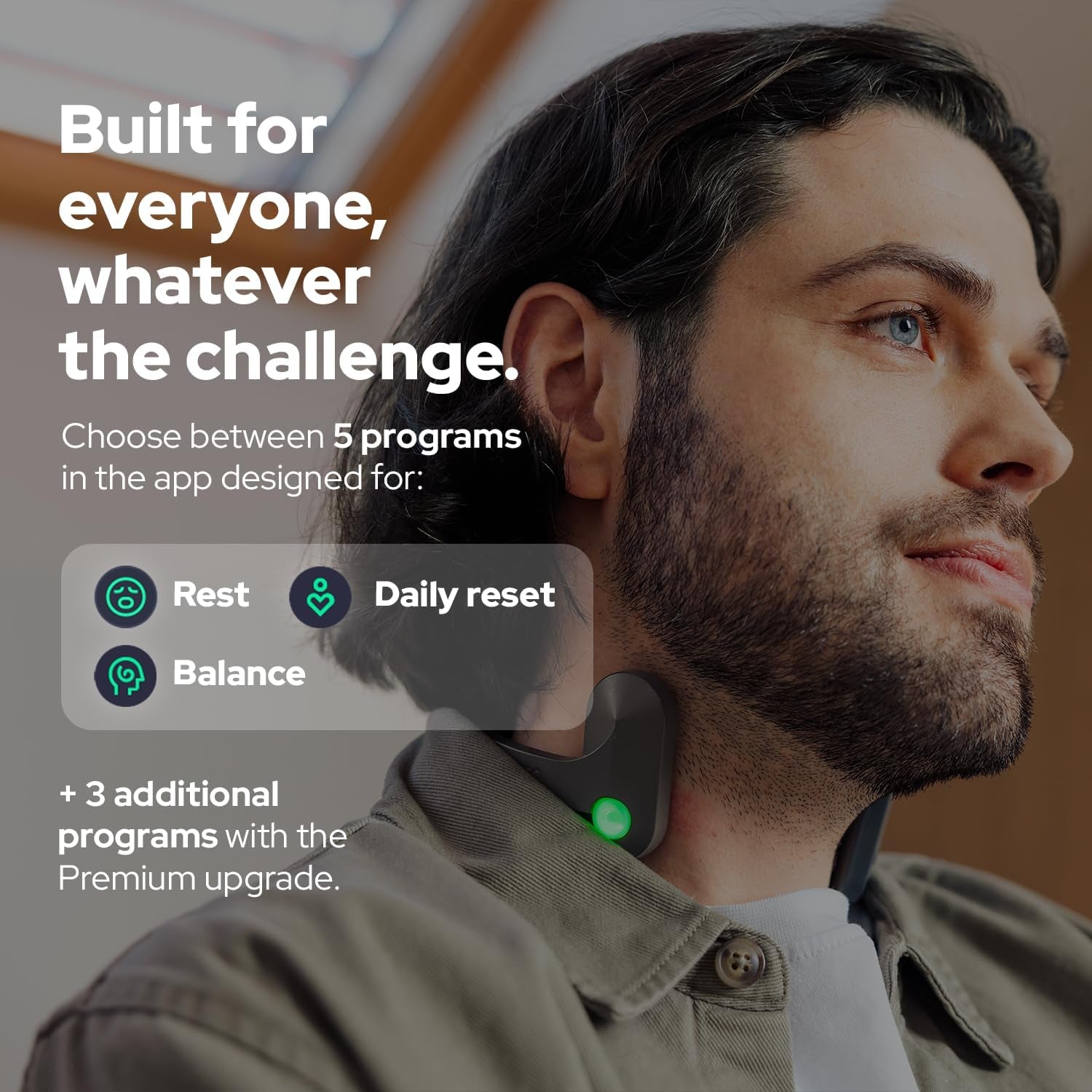 Lite (V1) Wellness Wearable – Relaxation & Daily Wellness Support Device
