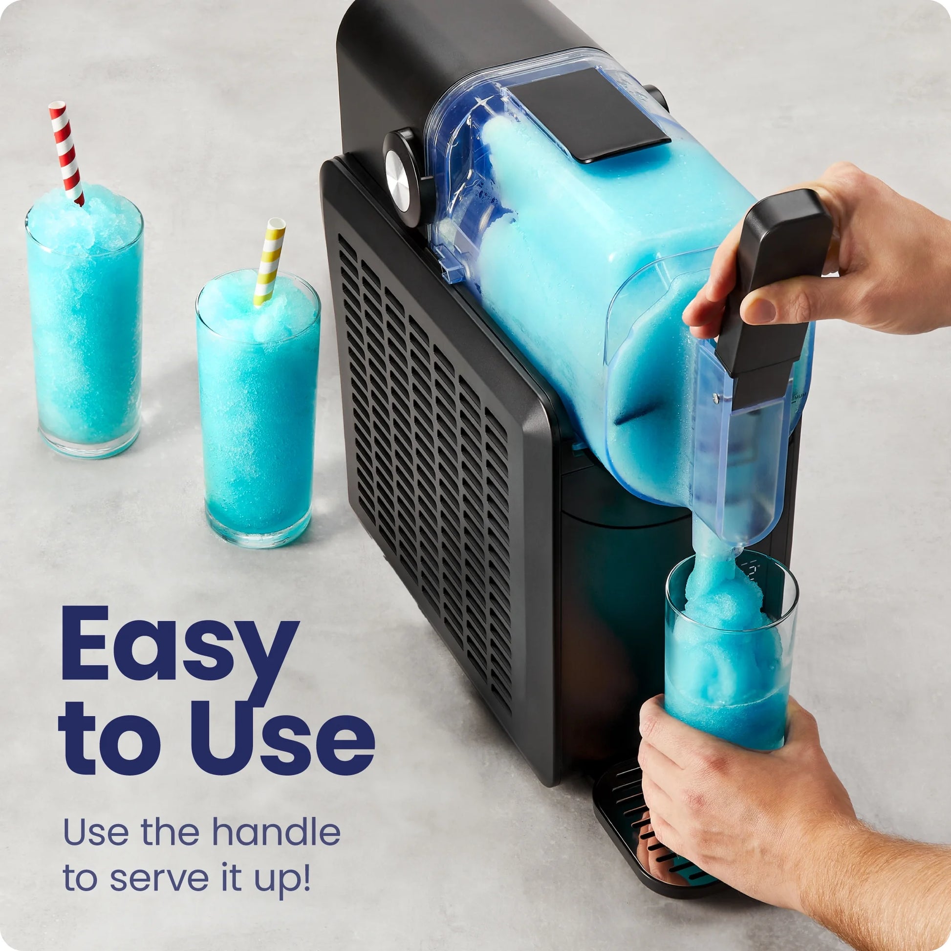 by Chefman Slush-Ease 68 Oz. Slushy Maker with Customizable Thickness - Black