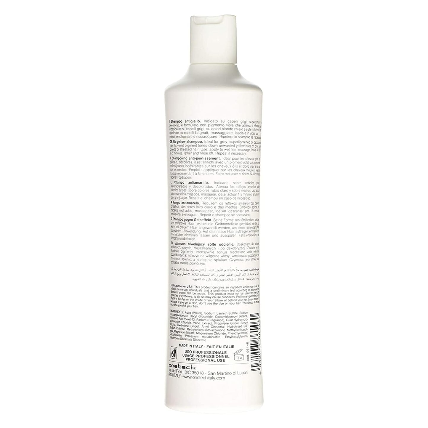 No Yellow Shampoo & Mask 11.8 Oz / 2Pk - Purple Anti-Brass Toner for Blonde, Silver, Gray & Highlighted Hair - Color Depositing Mask to Remove Brassiness from Bleached Locks