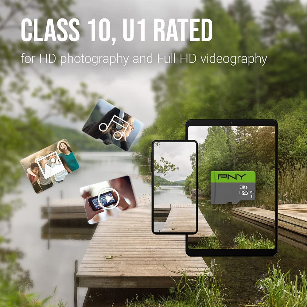 64GB Elite Class 10 U1 Microsdxc Flash Memory Card - 100Mb/S, Class 10, U1, Full HD, UHS-I, Micro SD (Pack of 1)