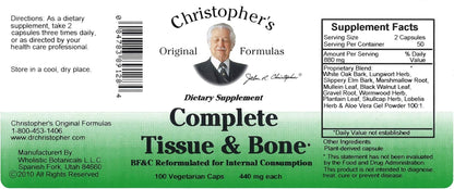 Dr.  Complete Tissue and Bone Formula Capsules, 100 Count, 440Mg Each