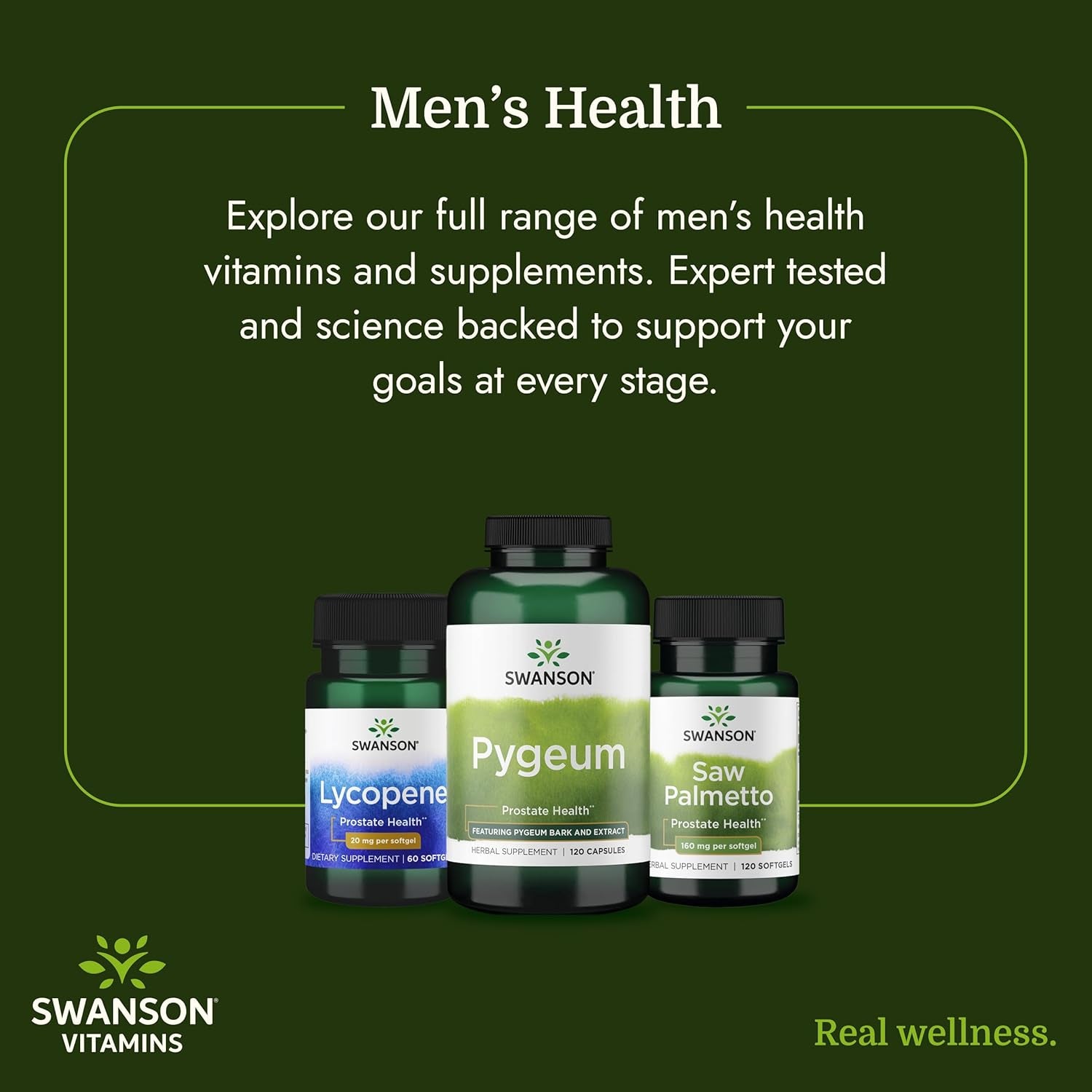 Saw Palmetto Full Spectrum Herbal Supplement for Men Seeking Prostate, Hair, and Urinary Health Support - 540 Mg (250 Vegan Capsules)