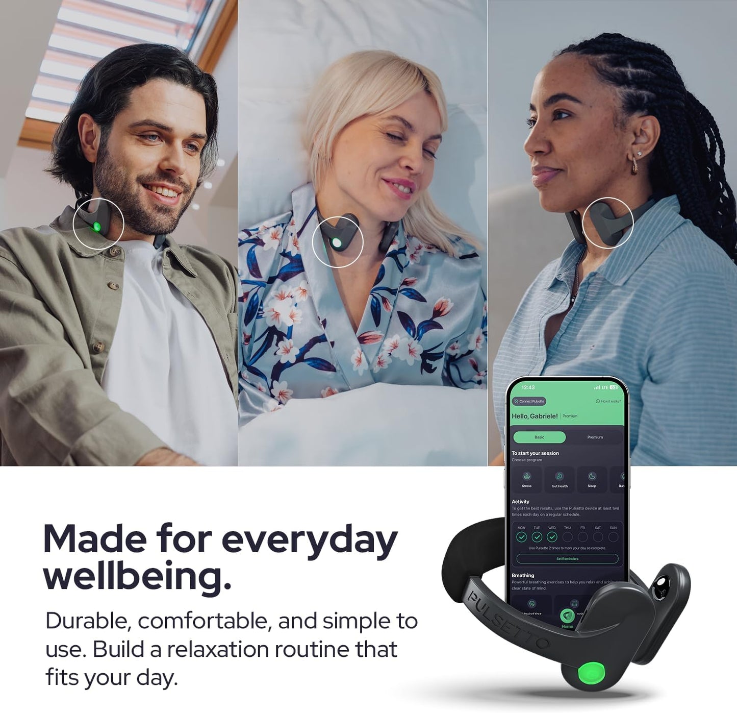 Lite (V1) Wellness Wearable – Relaxation & Daily Wellness Support Device