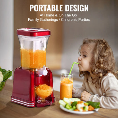 Home Slushy Machine Margarita Machine Slushy Maker Countertop Ice Cold Slushy Machine 32Oz