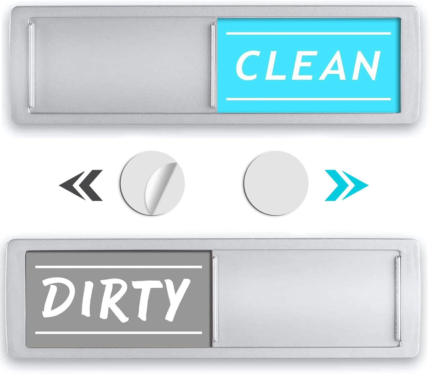 Stylish Dishwasher Magnet Clean Dirty Sign - Easy to Read, Strong Magnetic for Home Kitchen Decor