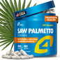 Saw Palmetto for Men & Prostate Health Supplements with Arjuna Extract Advanced Formula Saw Palmetto Arjuna Bark Extract W DHEA Ashwagandha 900Mg DHT Blocker for Hair Support