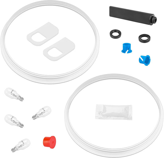 Slush Gasket Seal Light Bulbs Kits Replacement for Bunn Ultra 2 Parts,Frozen Drink Machine Slushy Machine Parts Replacement OE# Bunn 34245.0000 Slush Machine Parts-Food Grade Silicone
